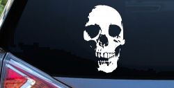 Skull Shadow Skulls Car or Truck Window Decal Sticker