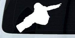 Snowboarding Car or Truck Window Decal Sticker