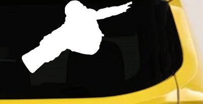 Snowboarding Vinyl Decal for Car Truck Window Adventure Sticker
