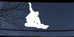 Snowboarding Car or Truck Window Decal Sticker