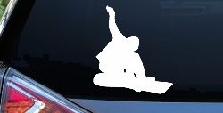 Snowboarding Car or Truck Window Decal Sticker
