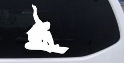 Snowboarding Car or Truck Window Decal Sticker