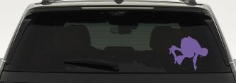 Skateboarding Car or Truck Window Decal Sticker (Purple)