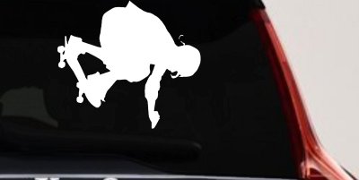 Skateboarding Decal Car Truck Window Vinyl Sticker Fun Ride