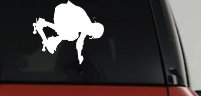 Skateboarding Decal Car Truck Window Vinyl Sticker Fun Ride