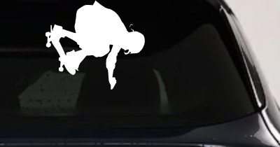 Skateboarding Decal Car Truck Window Vinyl Sticker Fun Ride