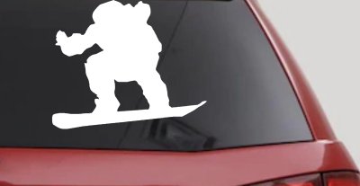 Snowboarding Car Truck Window Decal Sticker Vinyl Graphic
