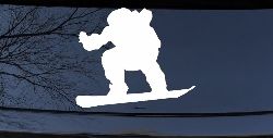 Snowboarding Sports Car or Truck Window Decal Sticker
