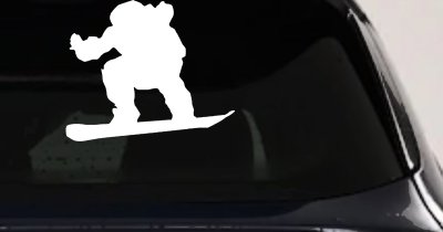 Snowboarding Car Truck Window Decal Sticker Vinyl Graphic