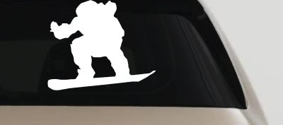 Snowboarding Car Truck Window Decal Sticker Vinyl Graphic