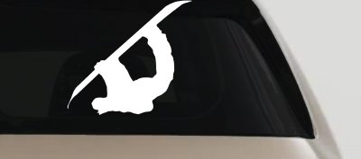Snowboarding Car Truck Window Decal Sticker Vinyl Extreme Sports Ride