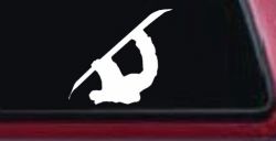 Snowboarding Car or Truck Window Decal Sticker