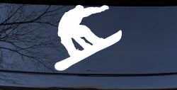 Snowboarding Sports Car or Truck Window Decal Sticker