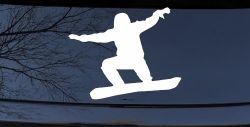 Snowboarding Car or Truck Window Decal Sticker