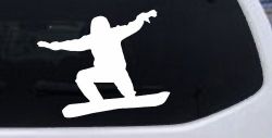 Snowboarding Car or Truck Window Decal Sticker