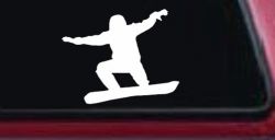Snowboarding Car or Truck Window Decal Sticker