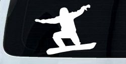 Snowboarding Car or Truck Window Decal Sticker