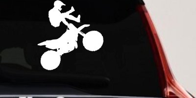 Moto X Freestyle Trick Decal Sticker Car Truck Window Vinyl