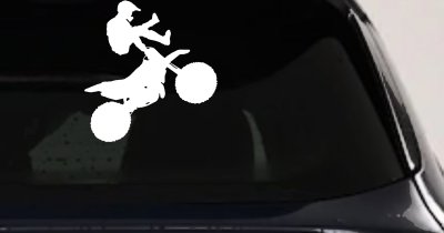 Moto X Freestyle Trick Decal Sticker Car Truck Window Vinyl