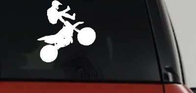 Moto X Freestyle Trick Decal Sticker Car Truck Window Vinyl