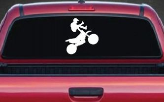Moto X Freestyle Trick Car or Truck Window Decal Sticker