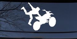 Moto X Freestyle Trick Car or Truck Window Decal Sticker