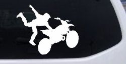 Moto X Freestyle Trick Car or Truck Window Decal Sticker