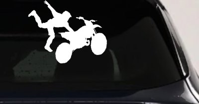 Moto X Freestyle Trick Decal Car Truck Window Vinyl Sticker