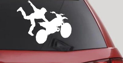 Moto X Freestyle Trick Decal Car Truck Window Vinyl Sticker