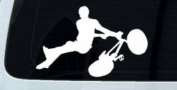 BMX Trick Car or Truck Window Decal Sticker