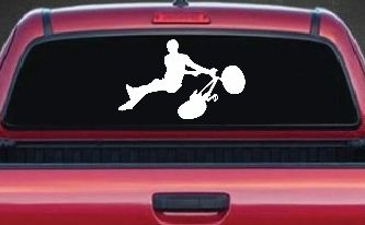 BMX Trick Car or Truck Window Decal Sticker