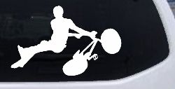 BMX Trick Car or Truck Window Decal Sticker