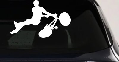 BMX Trick Decal for Car or Truck Window Vinyl Sticker