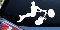 BMX Trick Car or Truck Window Decal Sticker