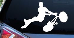 BMX Trick Car or Truck Window Decal Sticker