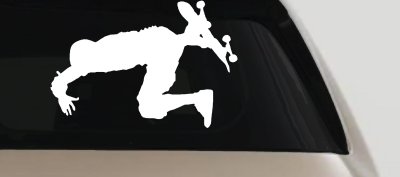 Skateboarding Car Truck Window Decal Vinyl Sticker Skate Life Graphic