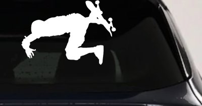 Skateboarding Car Truck Window Decal Vinyl Sticker Skate Life Graphic