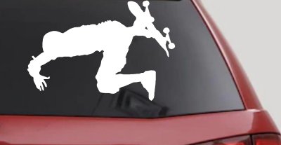 Skateboarding Car Truck Window Decal Vinyl Sticker Skate Life Graphic
