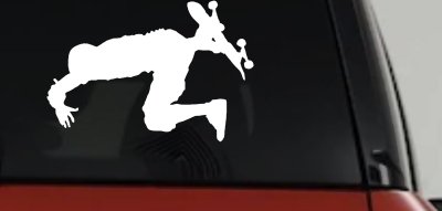 Skateboarding Car Truck Window Decal Vinyl Sticker Skate Life Graphic