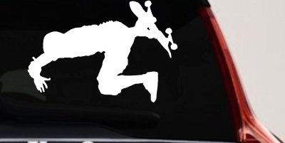 Skateboarding Car Truck Window Decal Vinyl Sticker Skate Life Graphic