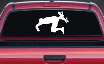 Skateboarding Car or Truck Window Decal Sticker