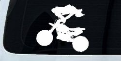 Moto X Freestyle Trick Car or Truck Window Decal Sticker