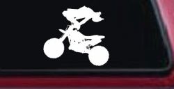 Moto X Freestyle Trick Car or Truck Window Decal Sticker