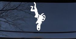 Moto X Freestyle Trick Car or Truck Window Decal Sticker