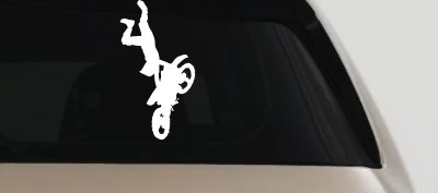 Moto X Freestyle Trick Decal Sticker for Car Truck Window
