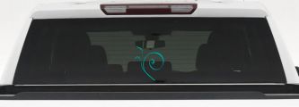 Curly Swirl Car or Truck Window Decal Sticker (Turquoise)