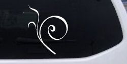 Curly Swirl Car or Truck Window Decal Sticker