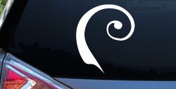 Single Line Swirl Car or Truck Window Decal Sticker
