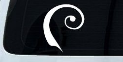 Single Line Swirl Car or Truck Window Decal Sticker