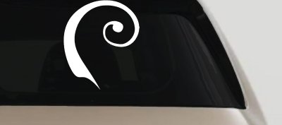 Single Line Swirl Car Truck Window Decal Vinyl Sticker